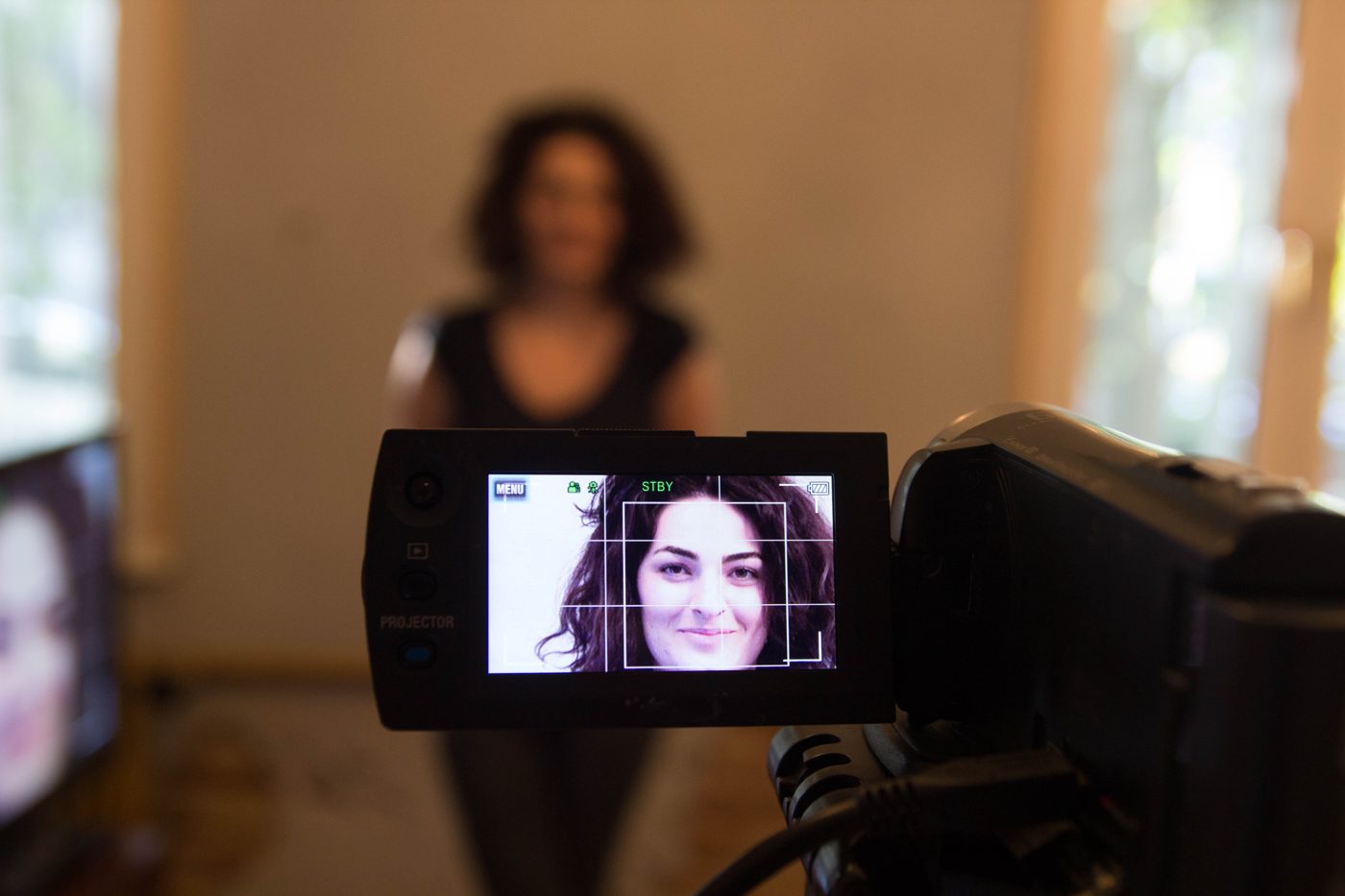 Chipul Roxanei Borz în vizorul camerei de filmat